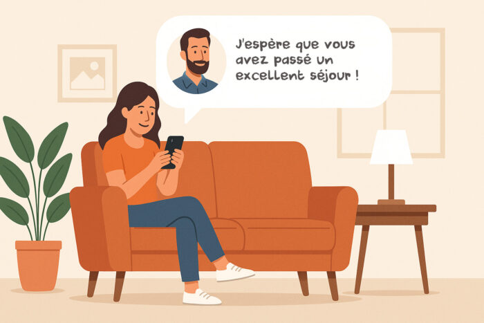 Messages à envoyer aux locataires après leur séjour