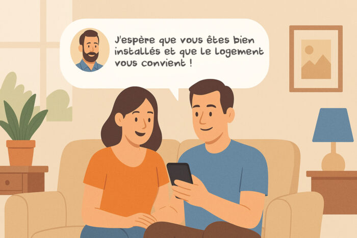 Messages à envoyer aux locataires pendant leur séjour