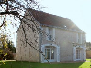 La Poulinière vue du jardin