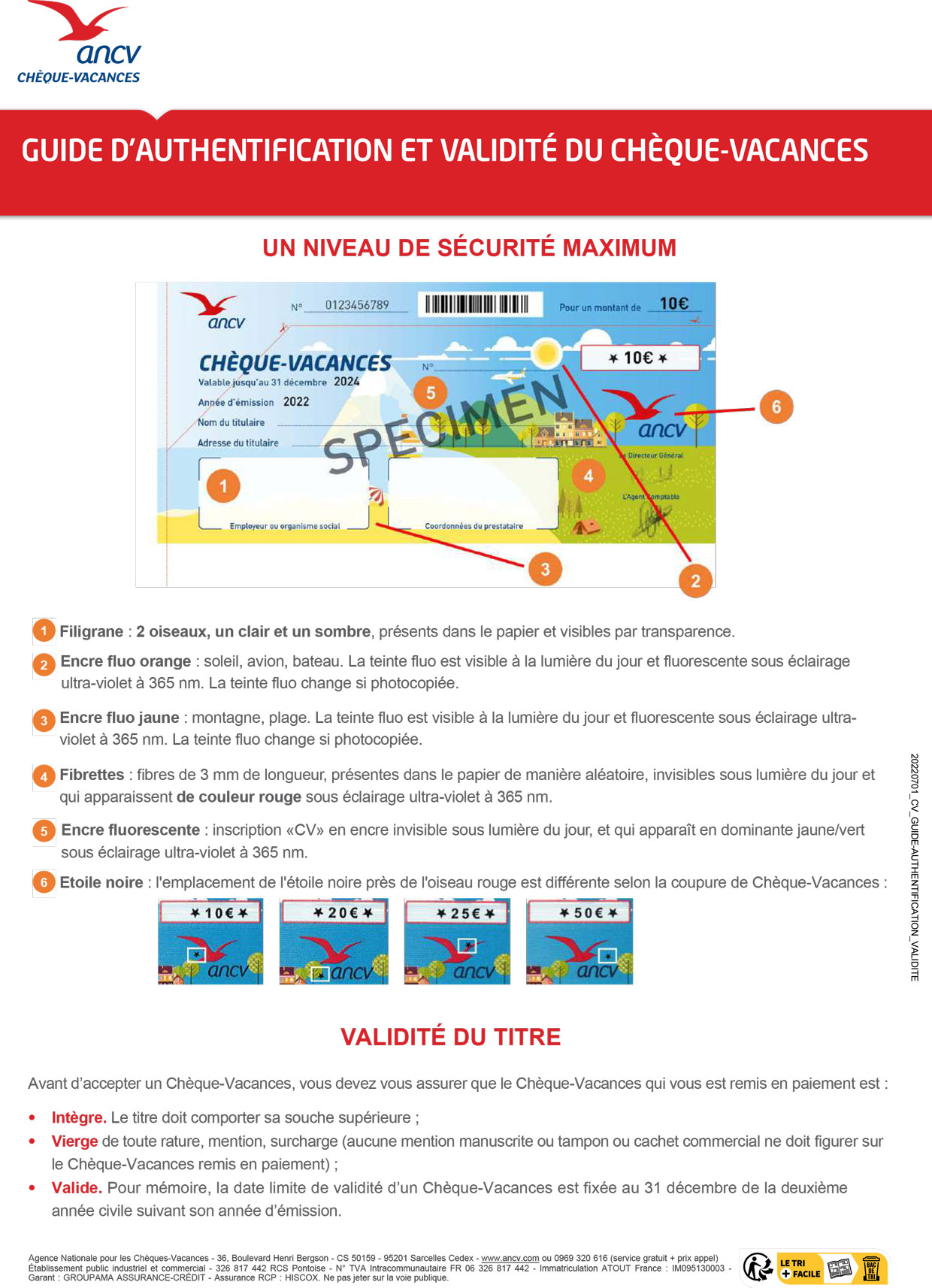 FAUT IL ACCEPTER LES CH QUES VACANCES LVPDIRECT