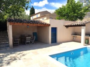Poolhouse et cuisine d'été