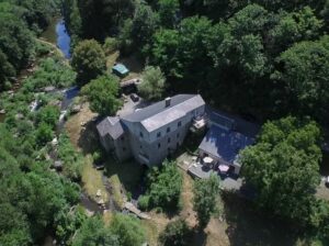 Vue aérienne du Moulin de Record