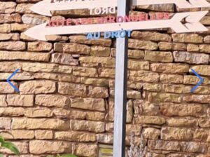 Entrée de notre gîte