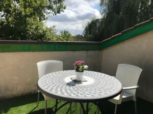 Sur la terrasse