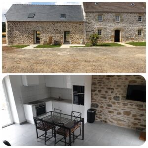 Façade et pièce à vivre