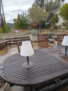 Terrasse en hiver