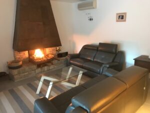 Salon avec cheminée