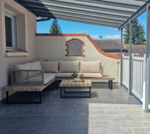 Salon terrasse couverte