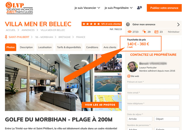 Fourchette-tarifs-LVP-DIRECT-4 💬 L'affichage "à la nuitée" est immédiatement activé