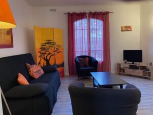 salon vue de la cuisine