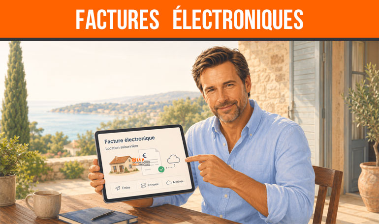 Facture électronique et location saisonnière
