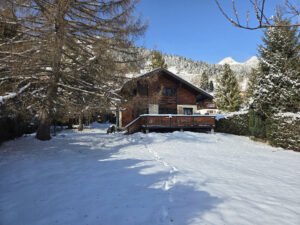 Le chalet en hiver