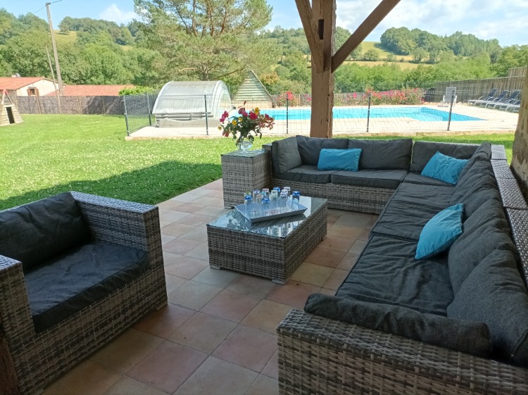 Vue sur le jardin clos