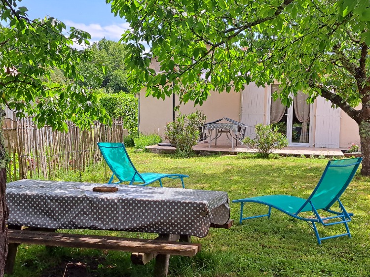 vue depuis fond du jardin