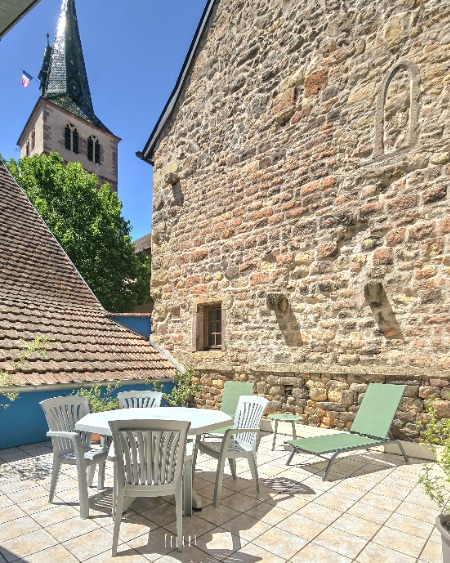 Vue sur le clocher