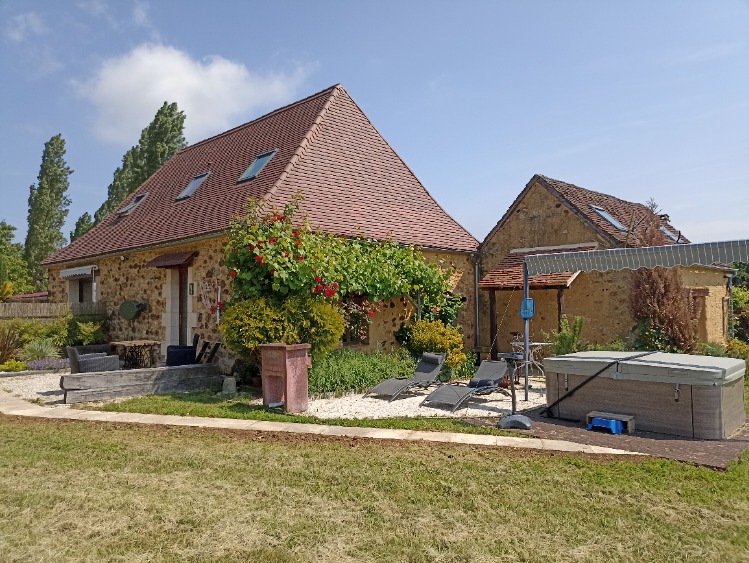 vue d'ensemble du gîte Olive