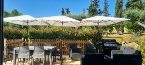 terrasse aménagée