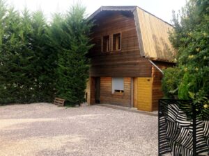 Chalet où sont les 3 chambres