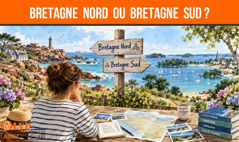 Bretagne nord ou Bretagne sud : où réserver ses vacances ?