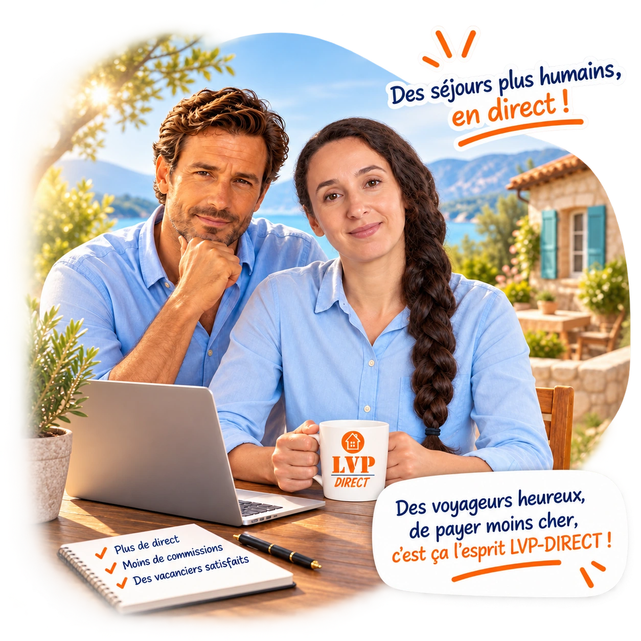 Propriétaires LVP-DIRECT développant leur location en direct