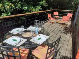 Terrasse ouest - un grand espace de détente